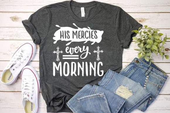 Christian Jesus Svg Design, His Merci: T-Shirt Designs for Crafters