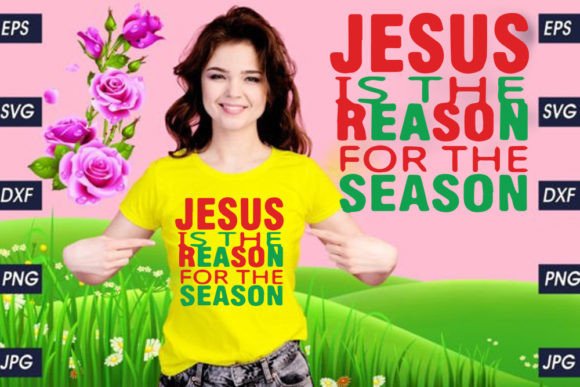 Christmas T-Shirt Design: Jesus is the R