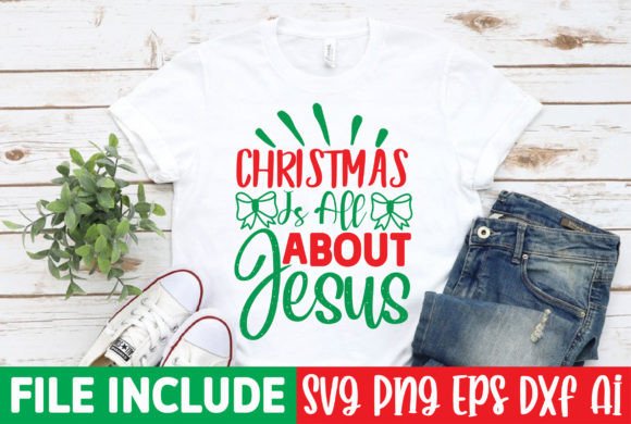 Free SVG Christmas is All About Jesus