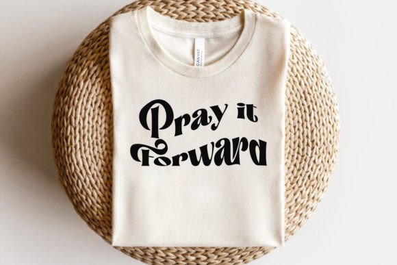 Retro Christian SVG Design, Pray It Fo: T-Shirt Review